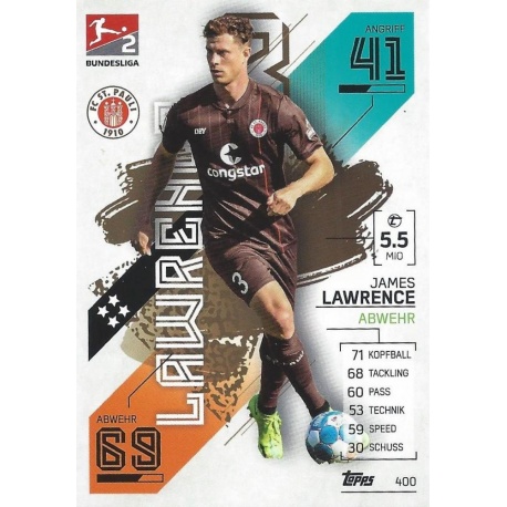 James Lawrence 2. Bundesliga Teams Fc St. Pauli 400