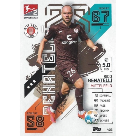 Rico Benatelli 2. Bundesliga Teams Fc St. Pauli 402