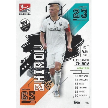 Aleksandr Zhirov 2. Bundesliga Teams Sv Sandhausen 409