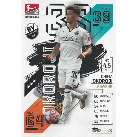 Chima Okoroji 2. Bundesliga Teams Sv Sandhausen 410