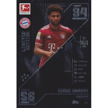 Serge Gnabry Limited Edition FC Bayern München LE1