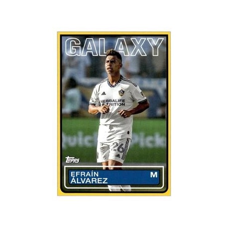 Efraín Álvarez 1983 Topps Futbol LA Galaxy 83T-2