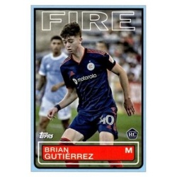Brian Gutiérrez 1983 Topps Futbol Chicago Fire 83T-3