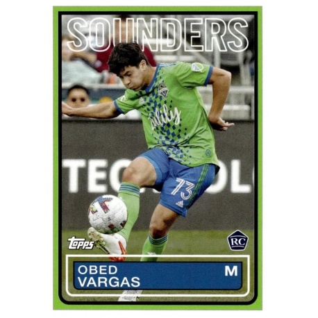 Obed Vargas 1983 Topps Futbol Seattle Sounders FC 83T-4