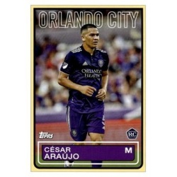 César Araújo 1983 Topps Futbol Orlando City SC 83T-5