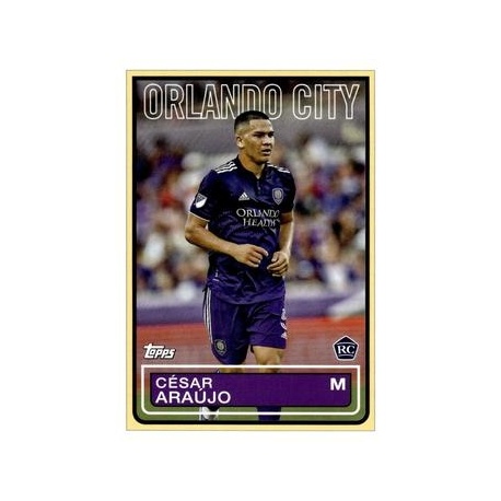 César Araújo 1983 Topps Futbol Orlando City SC 83T-5