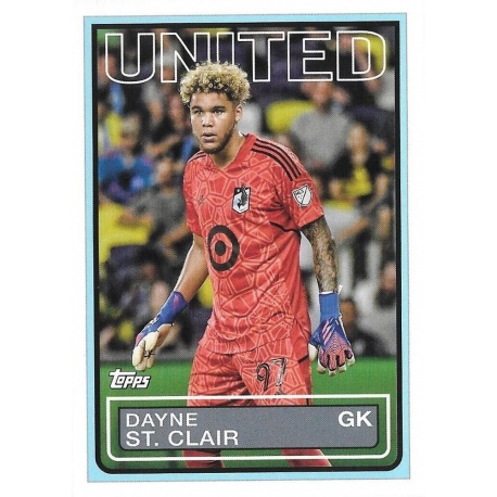 Dayne St. Clair 1983 Topps Futbol Minnesota United 83T-23