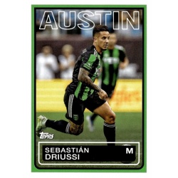 Sebastián Driussi 1983 Topps Futbol Austin FC 83T-27