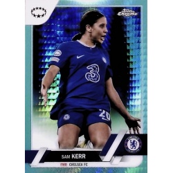 Sam Kerr Aqua Prism Refractor Chelsea 20