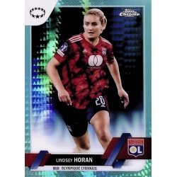 Lindsey Horan Aqua Prism Refractor Olympique Lyonnais 26