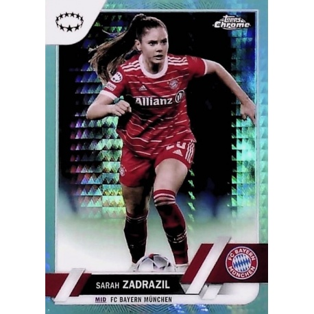 Sarah Zadrazil Aqua Prism Refractor Bayern München 48