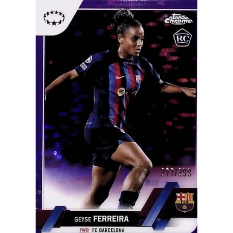 Geyse Ferreira 277/299 Purple Pulsar Refractor Barcelona 16