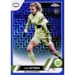 Lena Lattwein 247/250 Blue Mojo Refractor VfL Wolfsburg 37