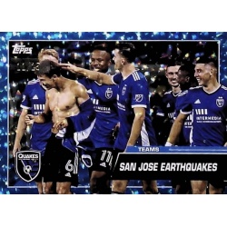Team Card 11/25 Icy Blue Foil San Jose Earthquakes 177