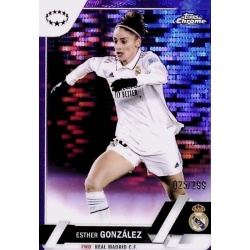 Esther González 025/299 Purple Pulsar Refractor Real Madrid 42