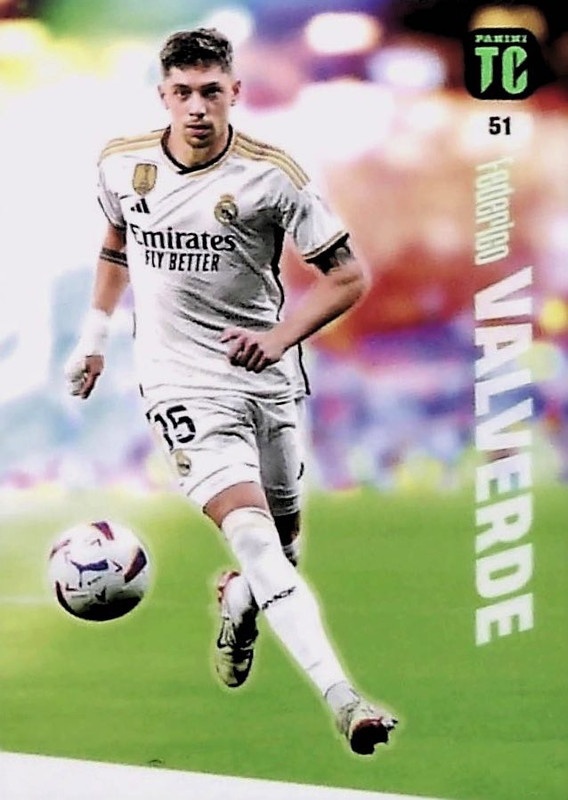 Offer Cards Federico Valverde Real Madrid Top Class Cards 2024