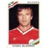 Sticker of Stoiko Mladenov Bulgaria Panini Mexico 86