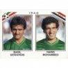 Cromos Online Basil Gewargis - Haris Mohammed Irak Panini Mexico 86