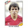 Sticker of Victor Munoz Spain Panini Mexico 86 Stickers