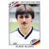 Sticker of Klaus Allofs West Germany Panini Mundial Mexico 86