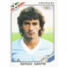 Sticker of Sergio Santin Uruguay 1986 Panini World Cup Stickers