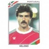 Sticker of Veloso Portugal Panini Mexico 86 Album