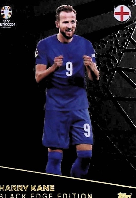 Carte Leader Relic Harry Kane EURO 2024 - Match Attax, Rare, Cartes Football