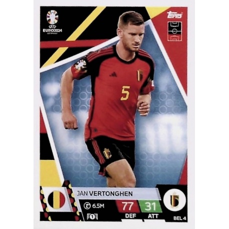 Jan Vertonghen Belgium BEL 4