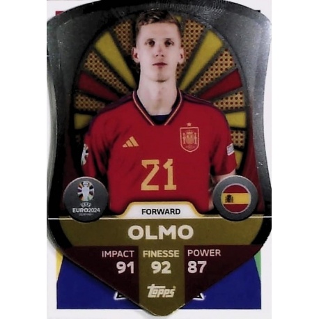 Dani Olmo Chrome Shield Spain SC 8