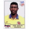 Sale Online Jose Adolfo Valencia Colombia Panini World Cup 1994 
