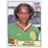 Sticker of Cyrille Makanaky Cameroon Panini Usa 94 