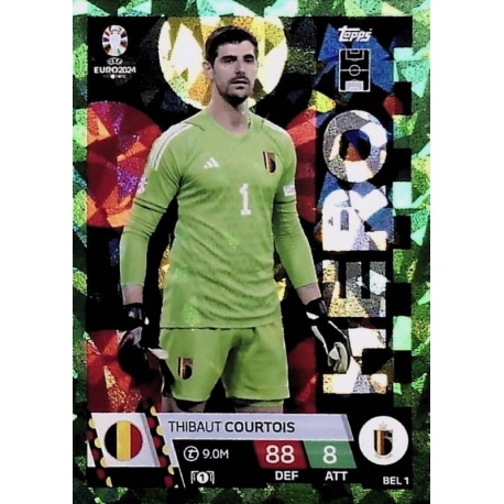 Thibaut Courtois Hero Green Emerald Bélgica BEL 1
