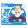 Sticker of Liam Cooper Scotland SCO 7 Topps Euro 2024