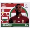Sticker of Loïc Nego Hungary HUN 10 Topps Euro 2024