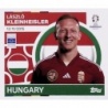 Sticker of László Kleinheisler Hungary HUN 16 Topps Euro 2024 Stickers
