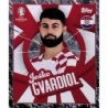 Sticker of Joško Gvardiol Player to watch CRO PTW Album Topps Euro 2024