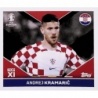 Sale Sticker Andrej Kramarić Top XI CRO TOP 1 Topps Euro 2024 Stickers