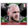 Sticker of Federico Dimarco Top XI ITA TOP 2 Album Topps Euro 2024