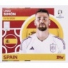Sticker of Unai Simón Spain ESP 4 Topps Euro 2024 Sticker Album