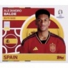 Sticker of Alejandro Balde Spain ESP 7 Album Topps Euro 2024