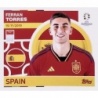 Sticker of Ferran Torres Spain ESP 21 Album Topps Euro 2024
