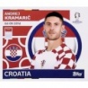 Sticker of Andrej Kramarić Croatia CRO 20 Album Topps Euro 2024