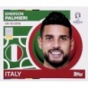 Sticker of Emerson Palmieri Italy ITA 7 Album Topps Euro 2024