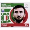 Sticker of Bryan Cristante Italy ITA 17 Topps Euro 2024 Stickers