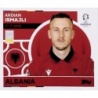 Sticker of Ardian Ismajli Albania ALB 9 Topps Euro 2024 Sticker Album