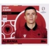 Sticker of Jasir Asani Albania ALB 16 Topps Euro 2024