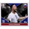 Sticker of Andraž Šporar Top XI SVN TOP 2 Topps Euro 2024