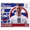 Sticker of Žan Karničnik Slovenia SVN 7 Topps Euro 2024