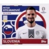 Sticker of Petar Stojanović Slovenia SVN 8 Album Topps Euro 2024
