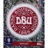 Sticker of Emblem Denmark DEN 1 Topps Euro 2024 Cromos